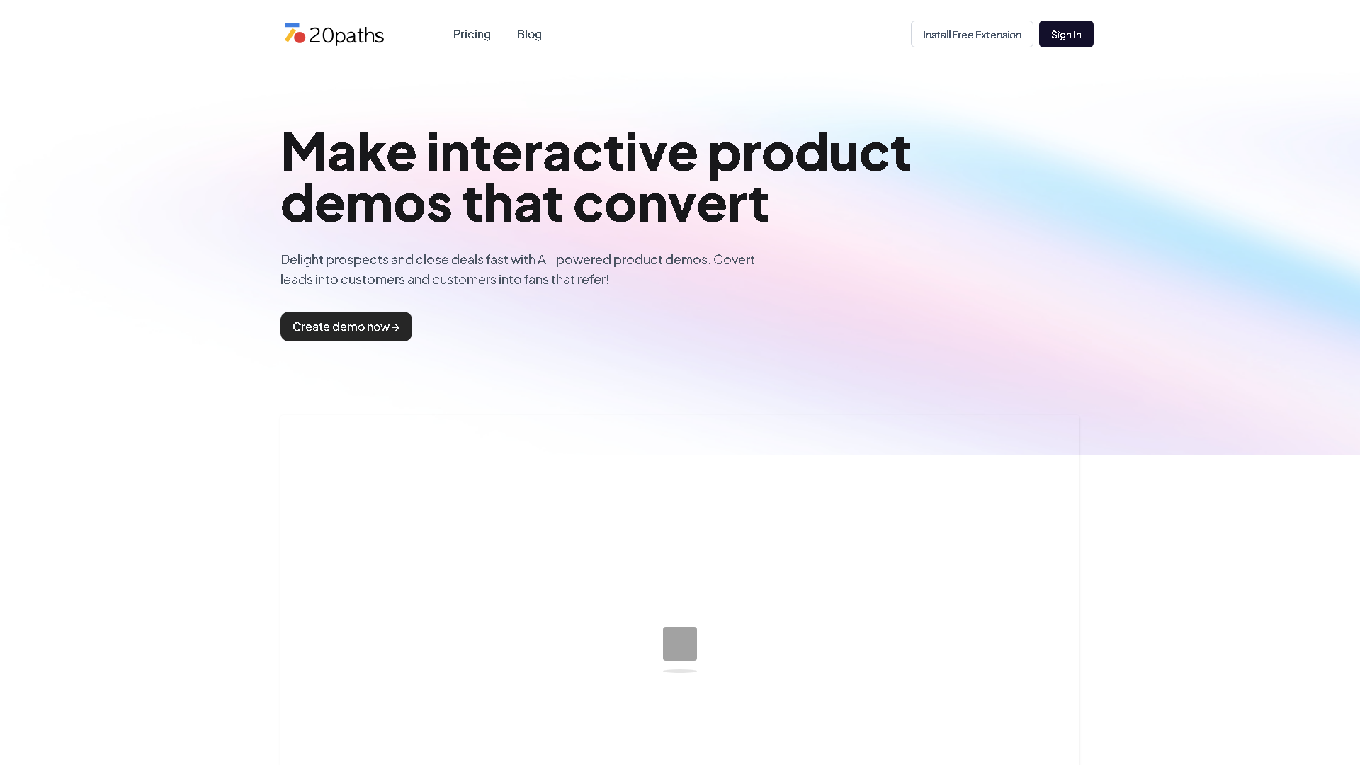 20paths Interface Screenshot - Education & Learning Tool