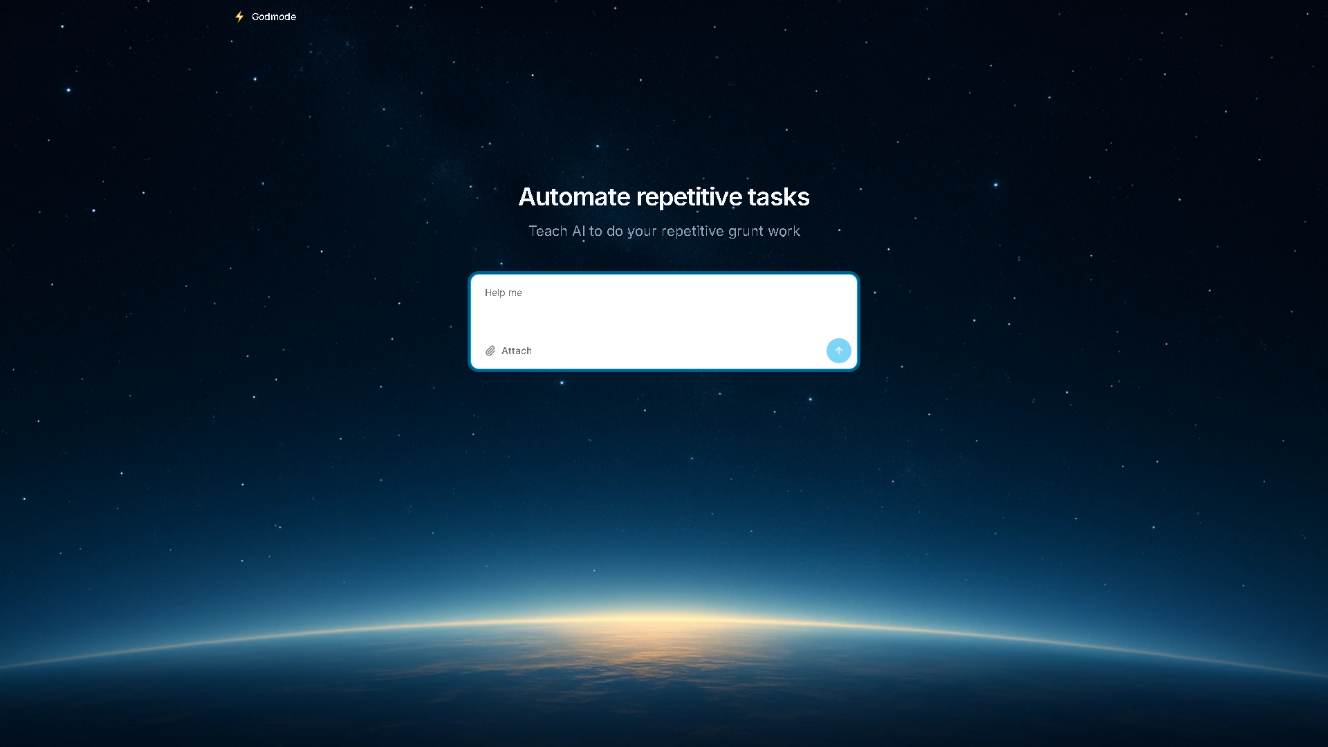 Godmode AI Interface Screenshot - Office & Productivity Tool