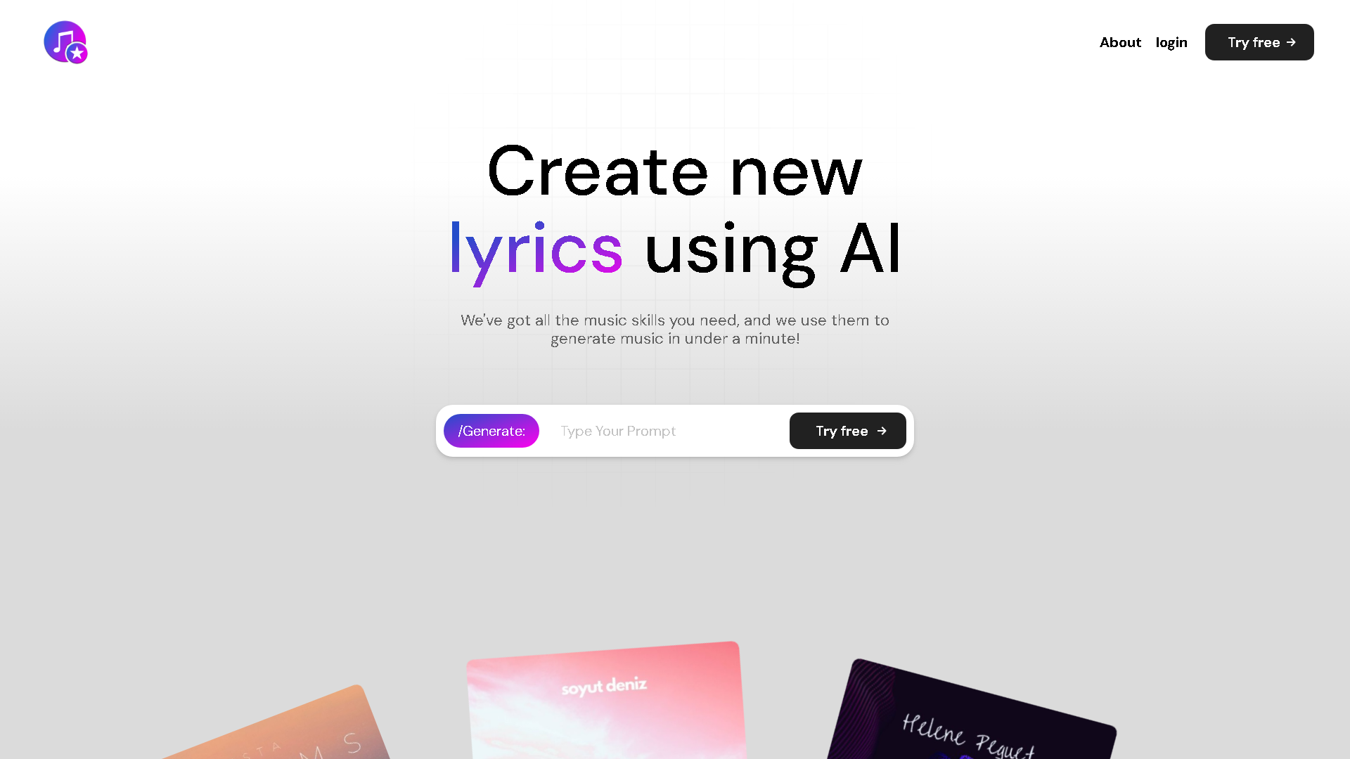 MusicStar.AI Interface Screenshot - Audio & Voice Tool