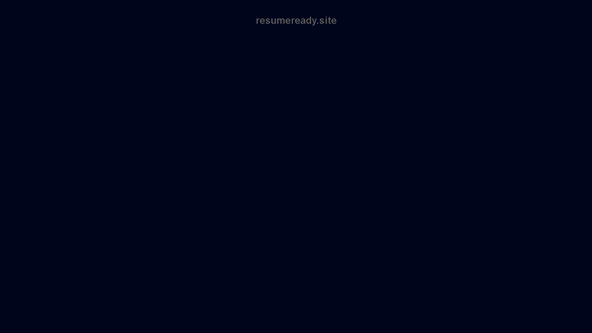 ResumeReady Interface Screenshot - Office & Productivity Tool