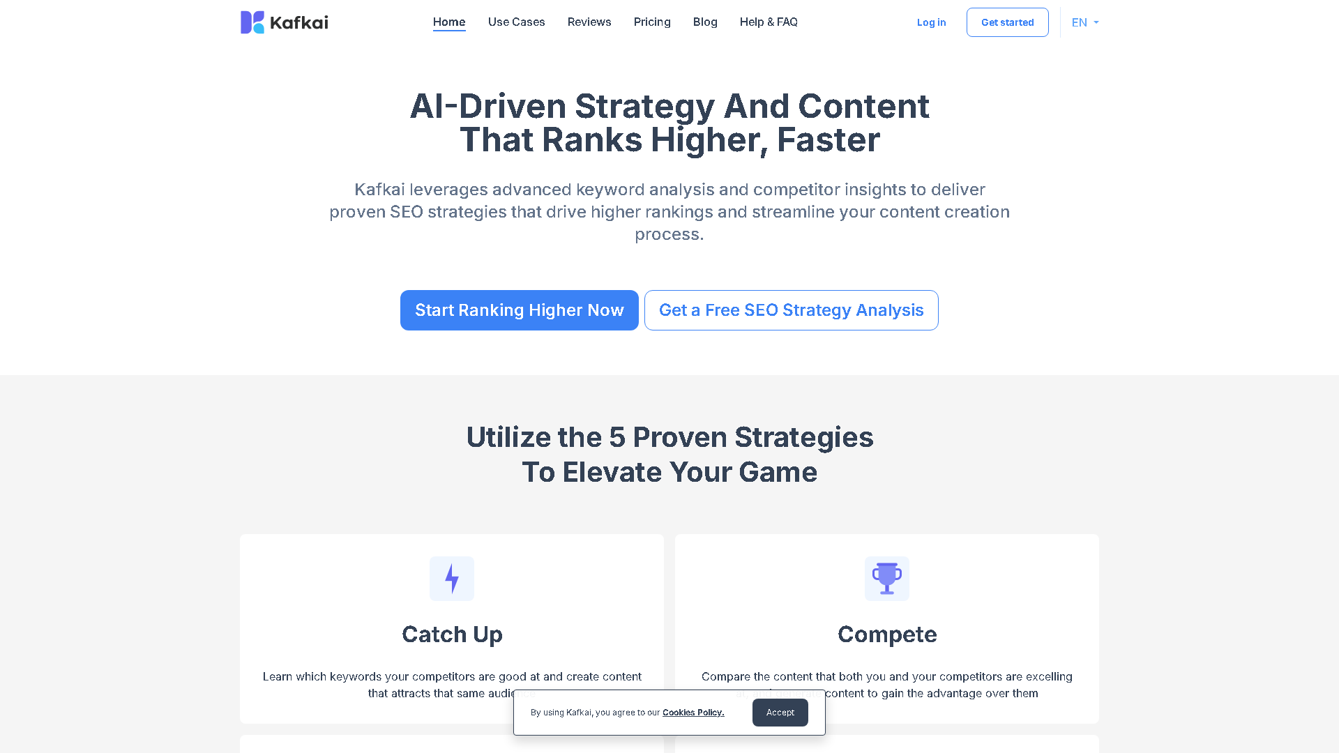 Kafkai Interface Screenshot - Writing & Editing Tool