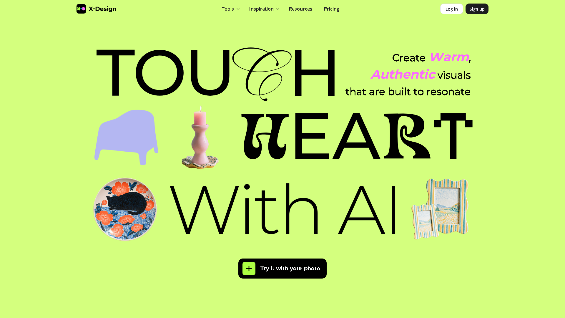 X-Design Interface Screenshot - Image & Design Tool