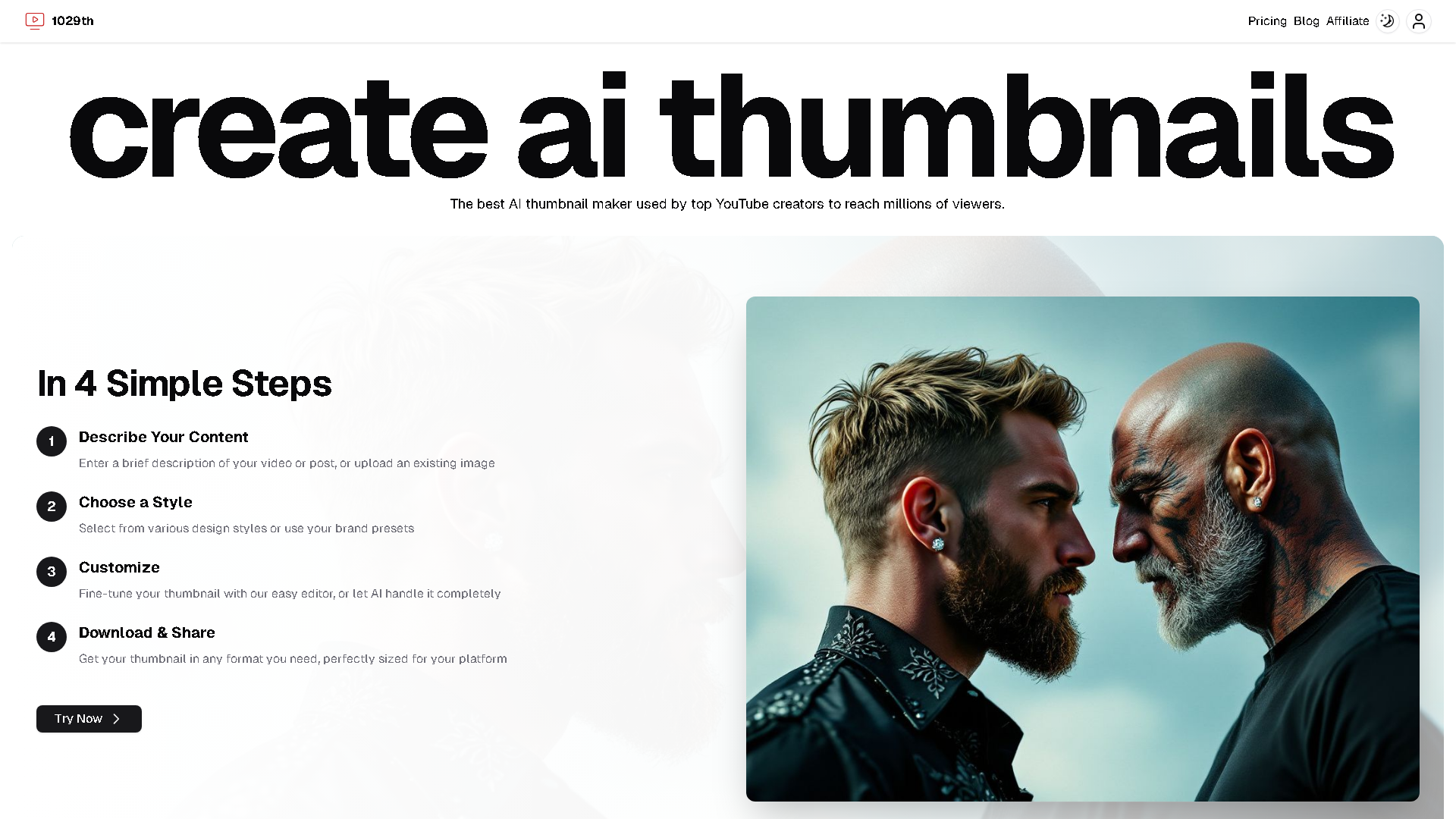 1029th Interface Screenshot - Art & Creative Design Tool