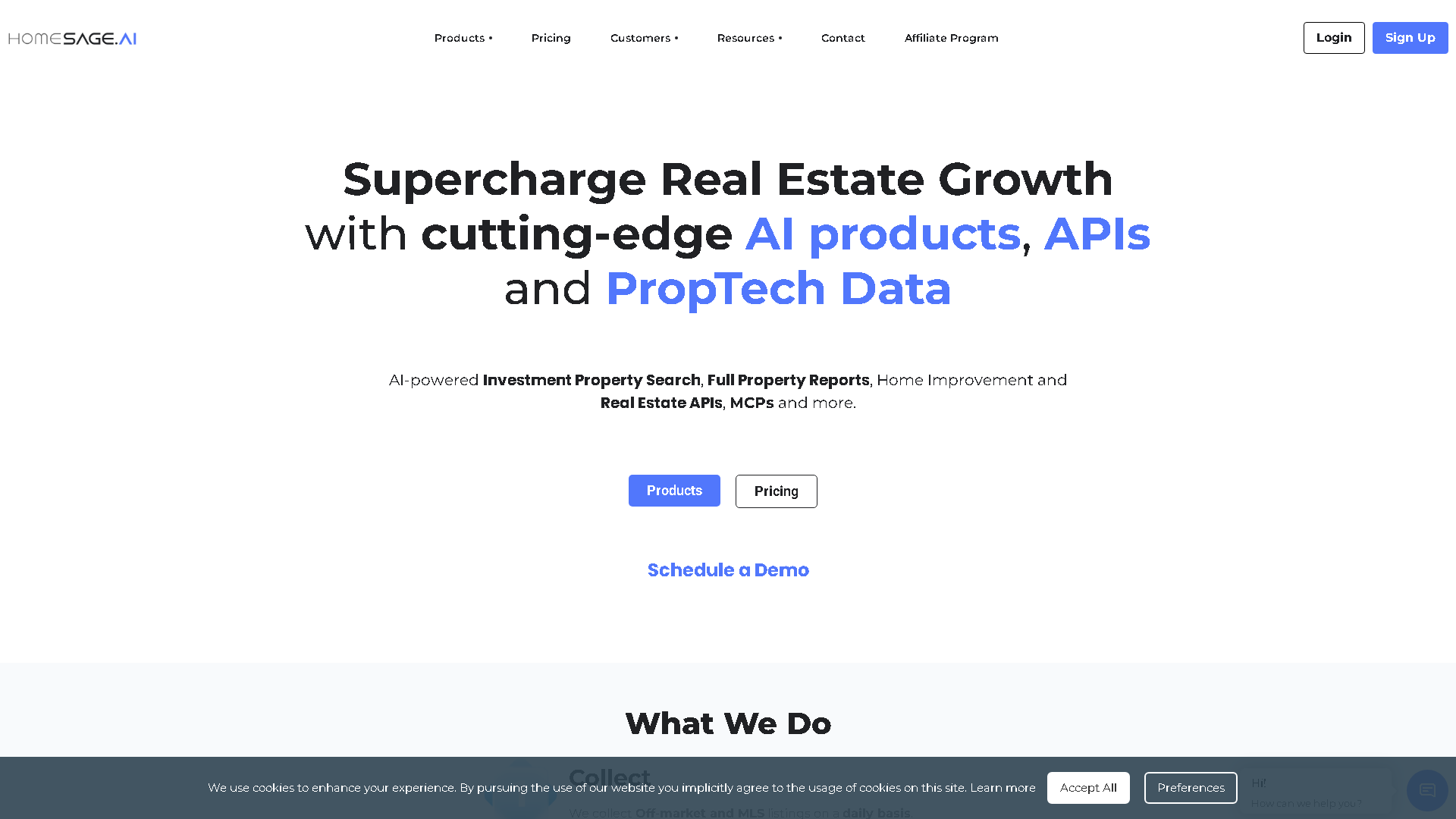 Homesage.ai Interface Screenshot - Legal & Finance Tool