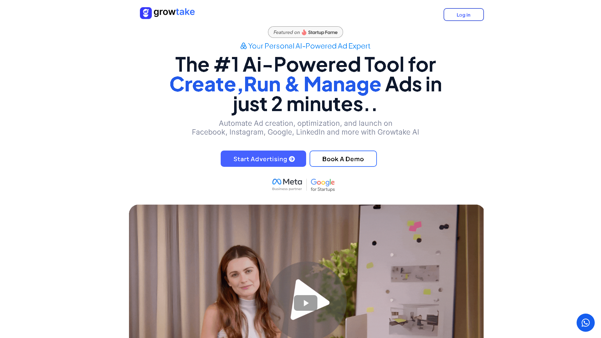 Growtake AI Interface Screenshot - Marketing & SEO Tool
