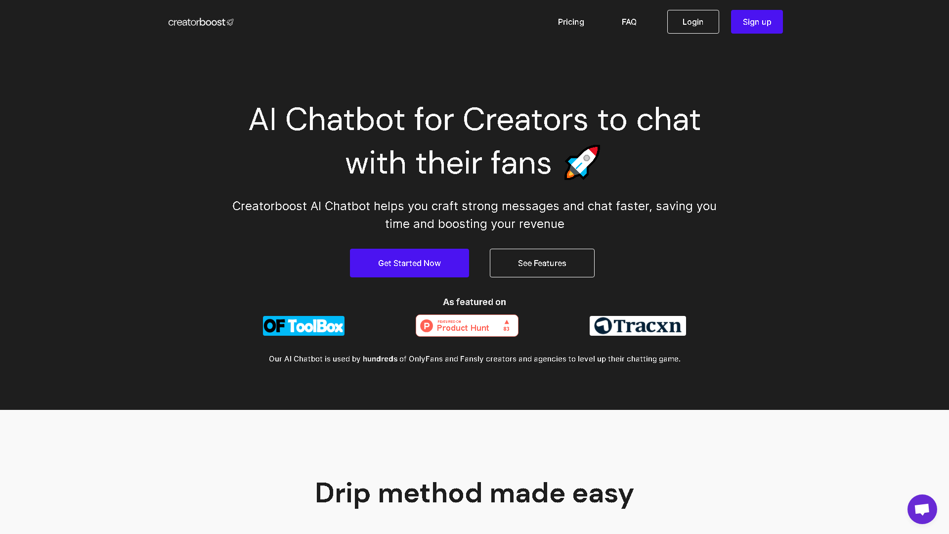 Creatorboost Interface Screenshot - Social Media Tool