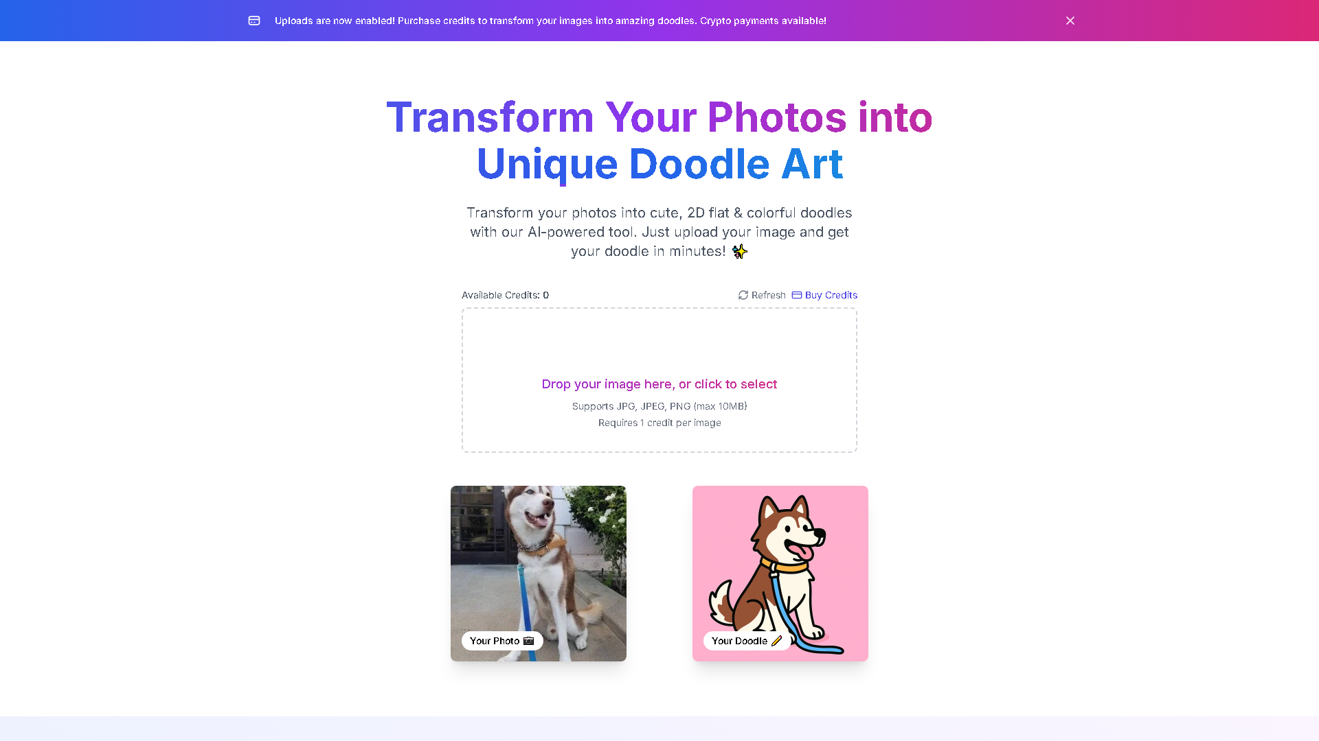 Doodlify Interface Screenshot - Art & Creative Design Tool