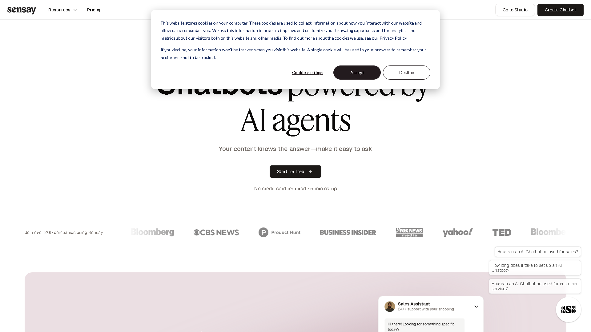 Sensay.io Interface Screenshot - Voice Generation & Conversion Tool