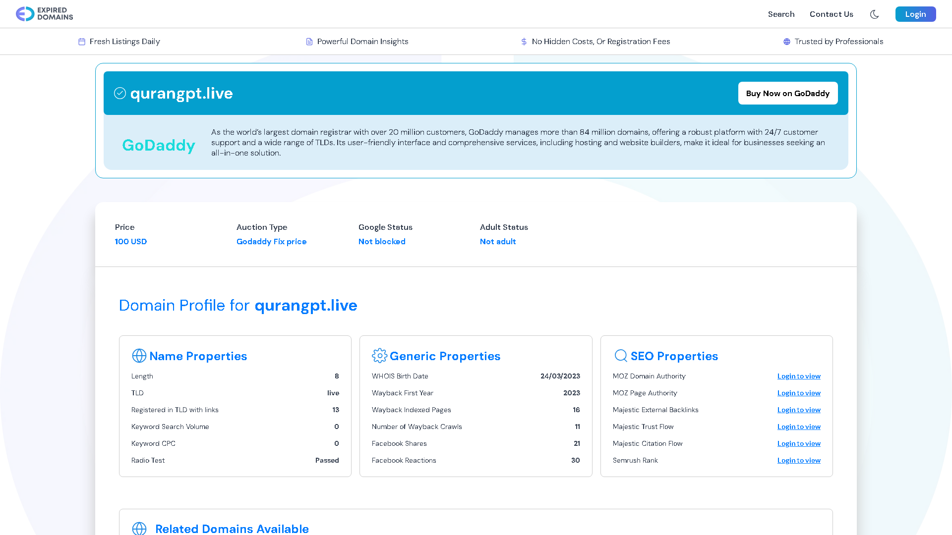QuranGPT Interface Screenshot - Daily Life Tool