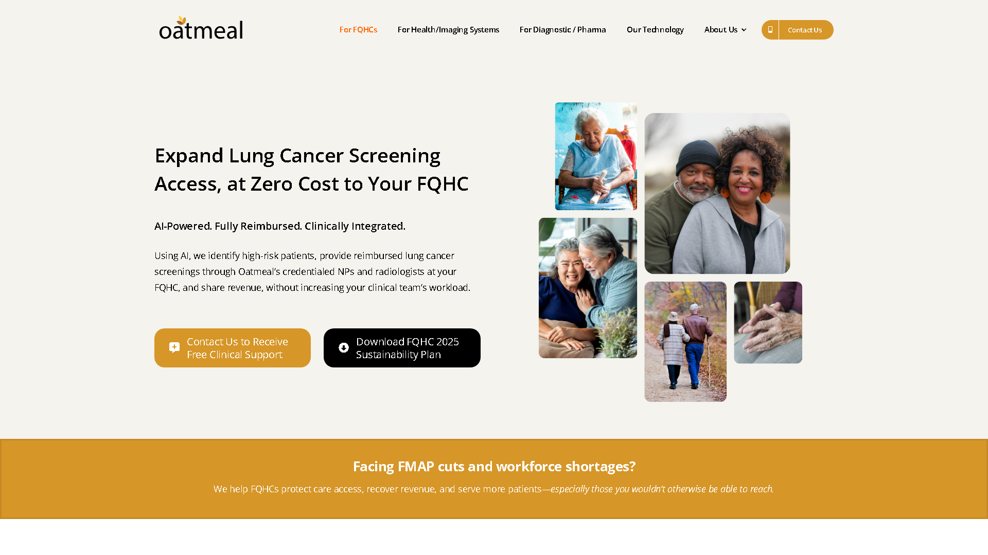 Oatmeal Health Interface Screenshot - Health & Wellness Tool