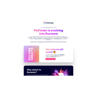 PicFinder.AI Logo - Art & Creative Design Tool