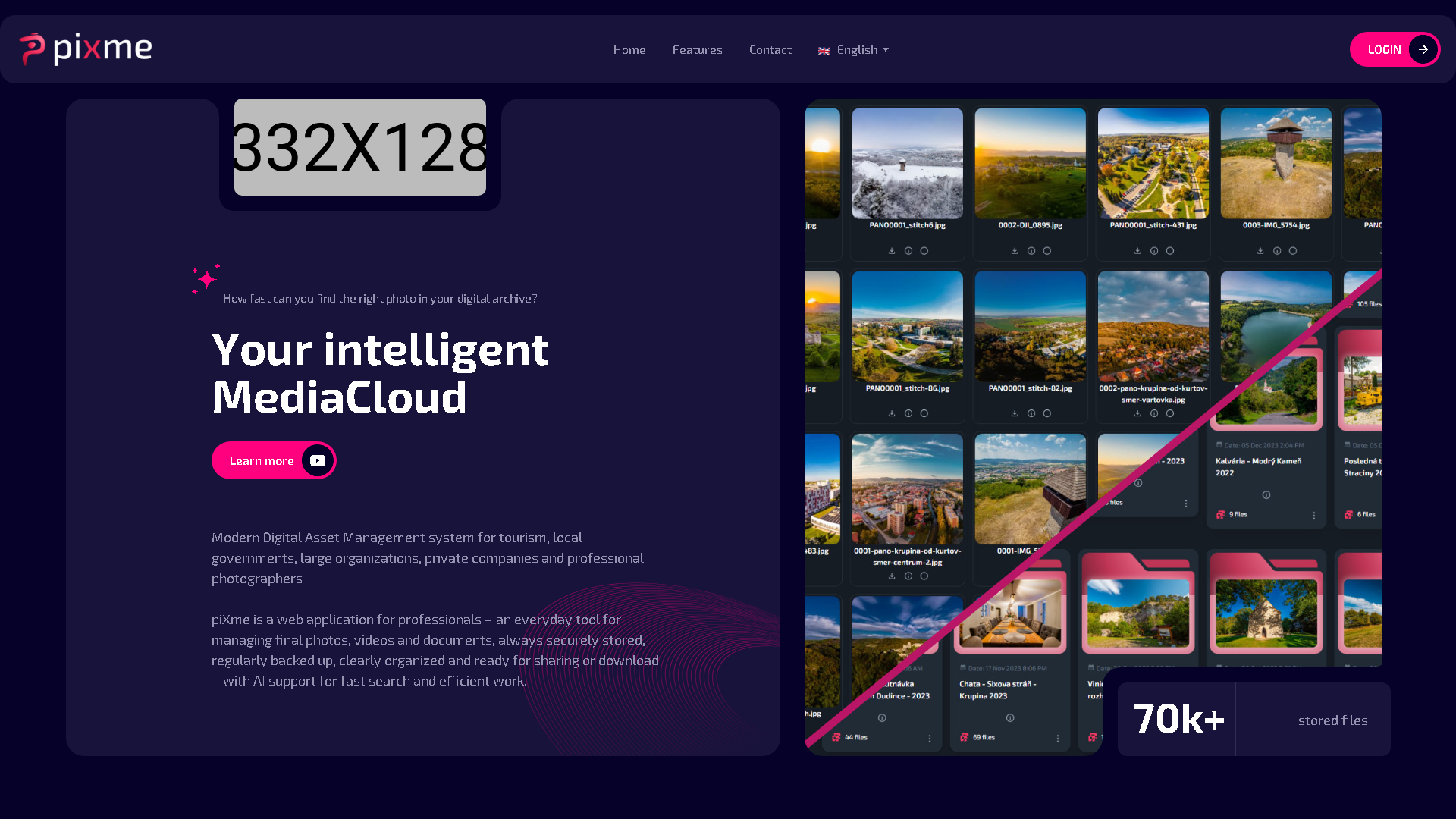 piXme Interface Screenshot - Writing & Editing Tool