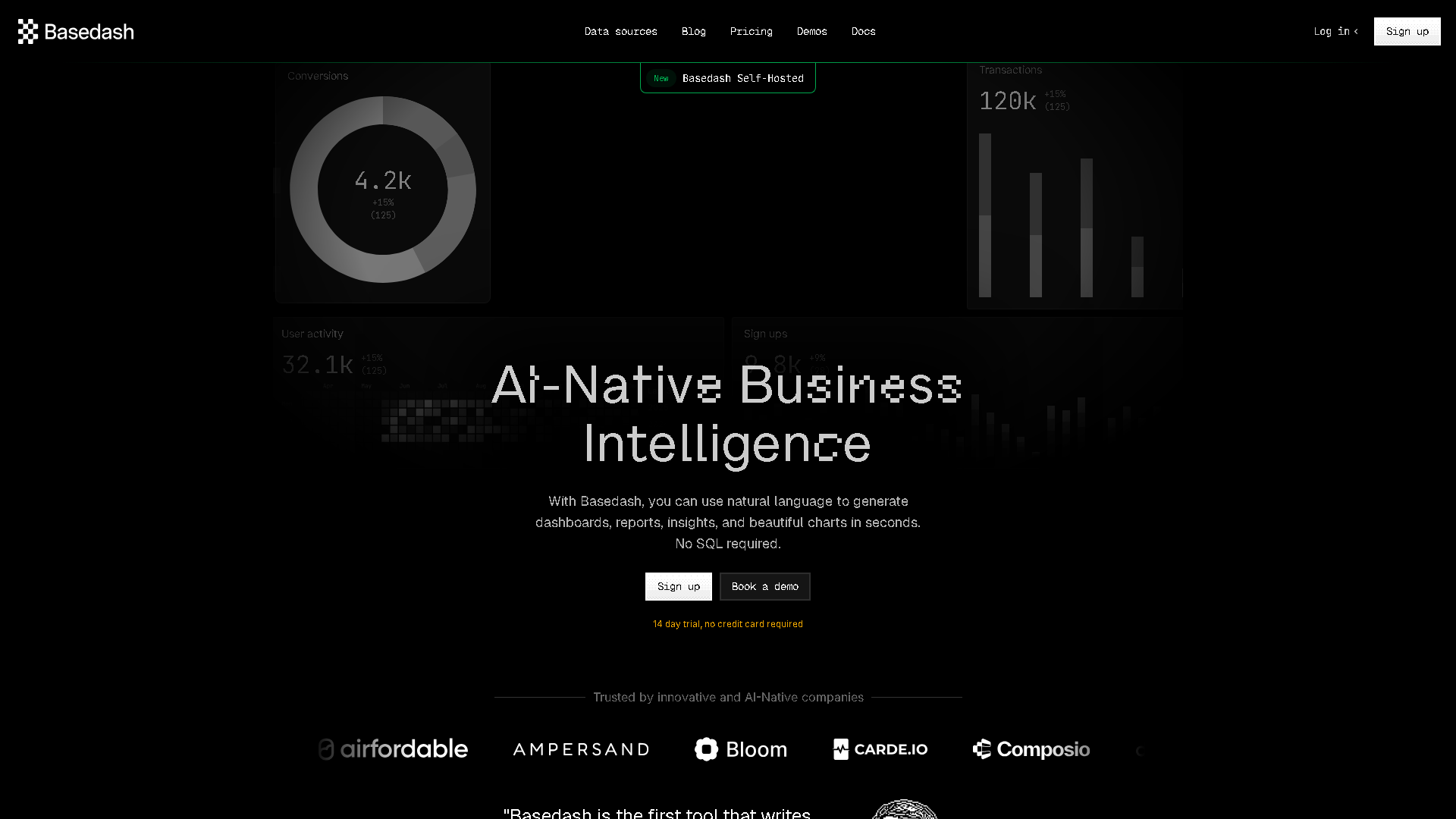 Basedash Interface Screenshot - Office & Productivity Tool