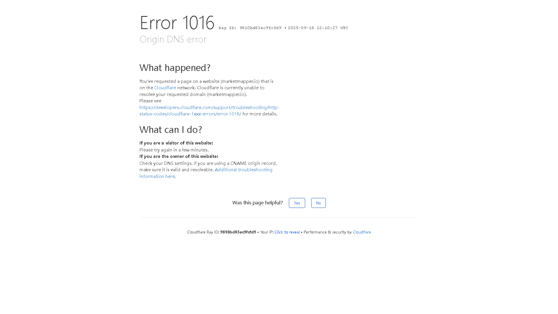 Market Mapper Interface Screenshot - Business Research Tool