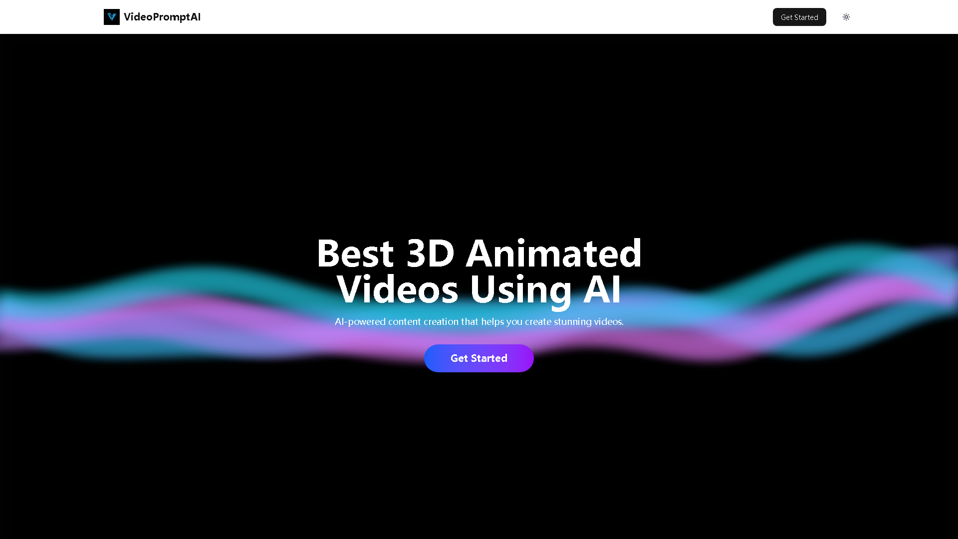 Video Prompt AI Interface Screenshot - Video & Animation Tool