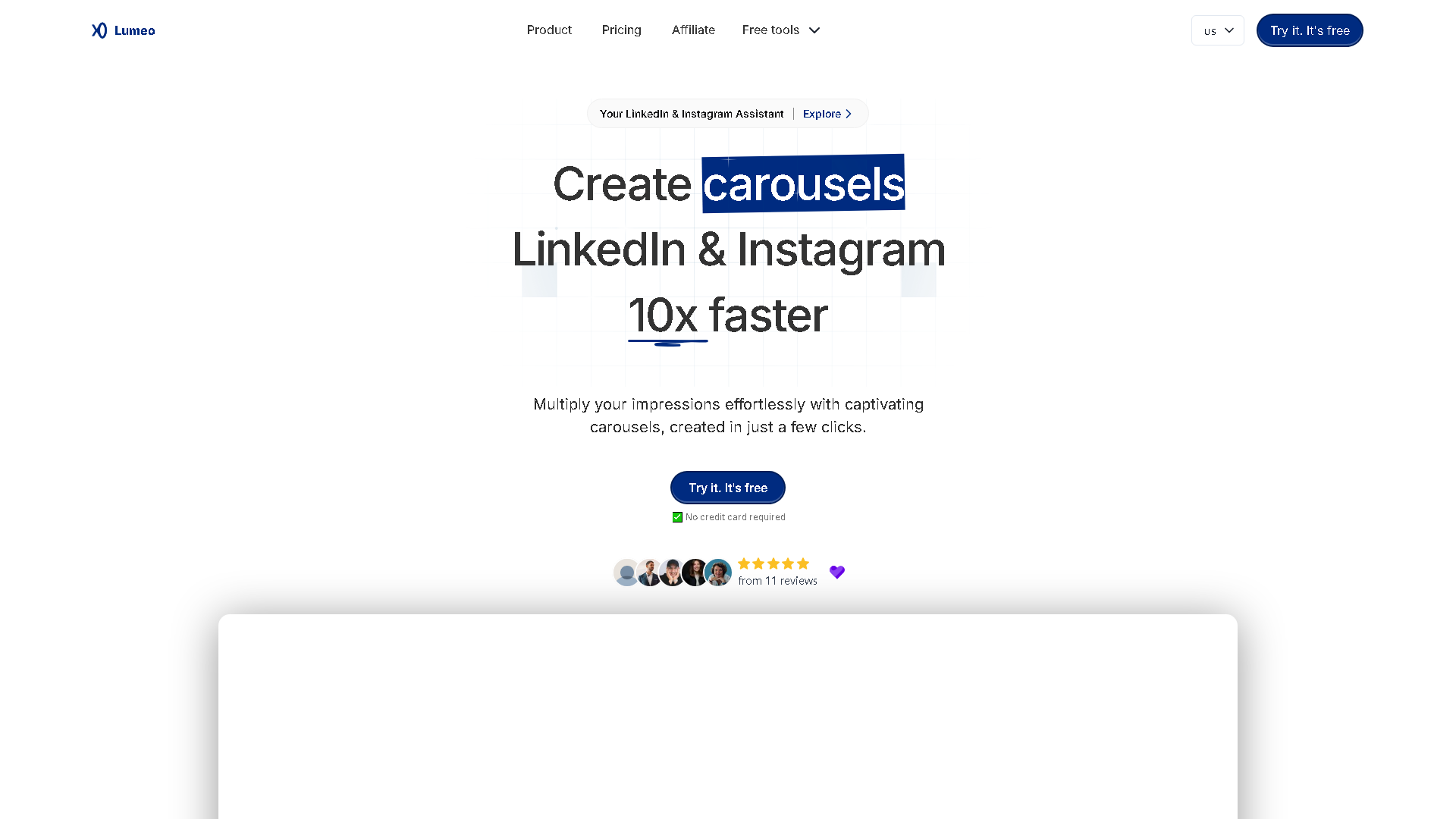 Lumeo Interface Screenshot - Art & Creative Design Tool