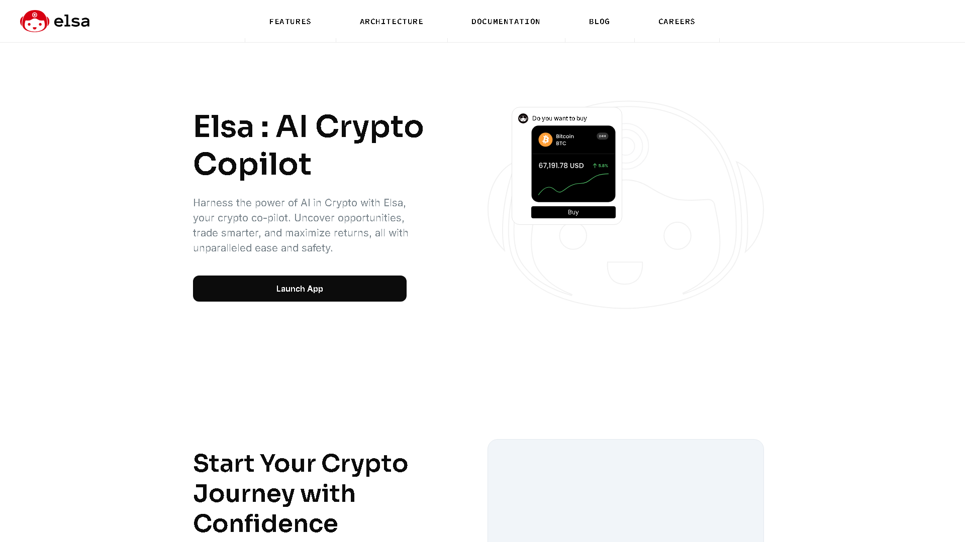 Elsa Interface Screenshot - Legal & Finance Tool