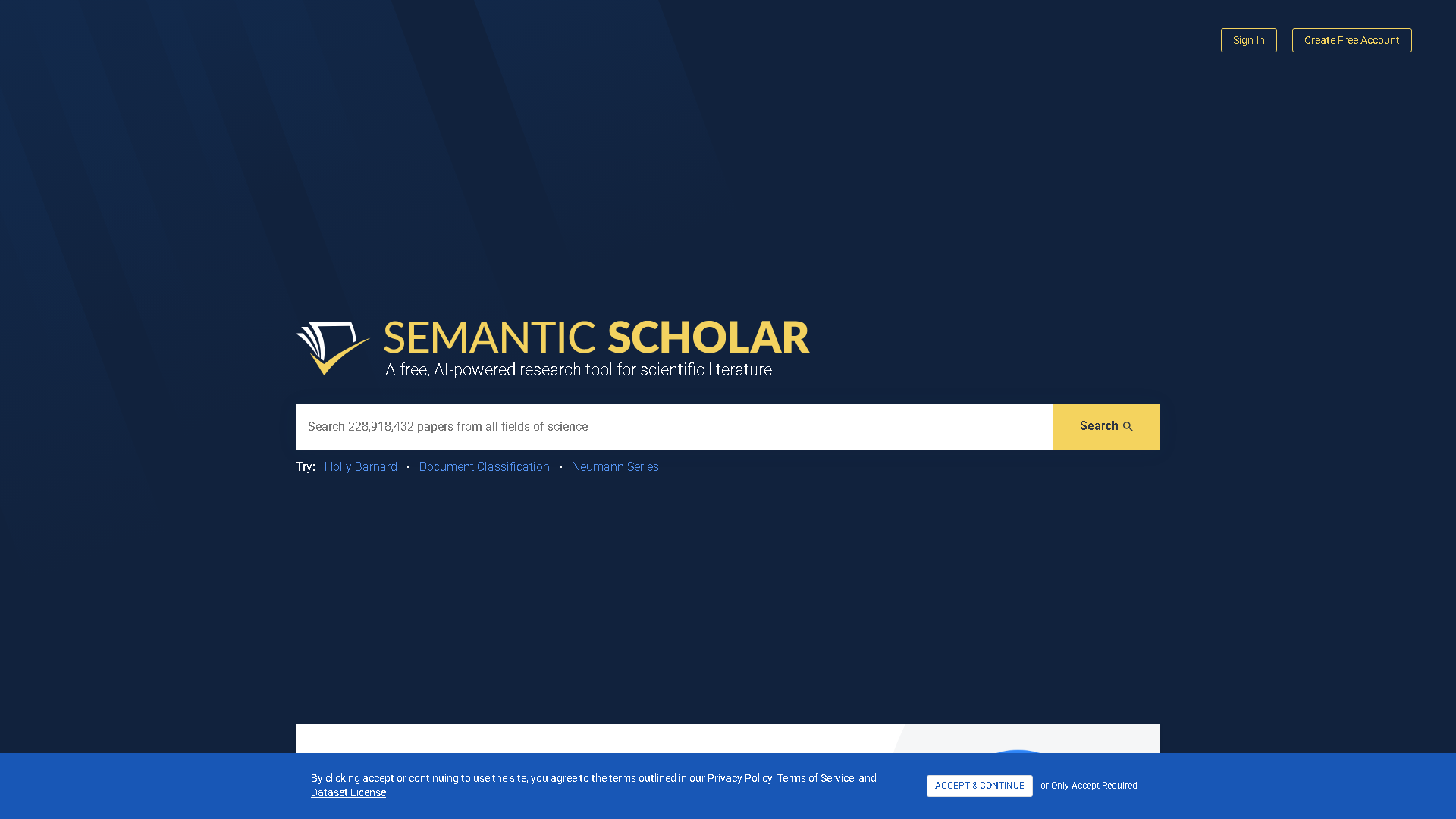 Semantic Scholar Interface Screenshot - Coding & Development Tool