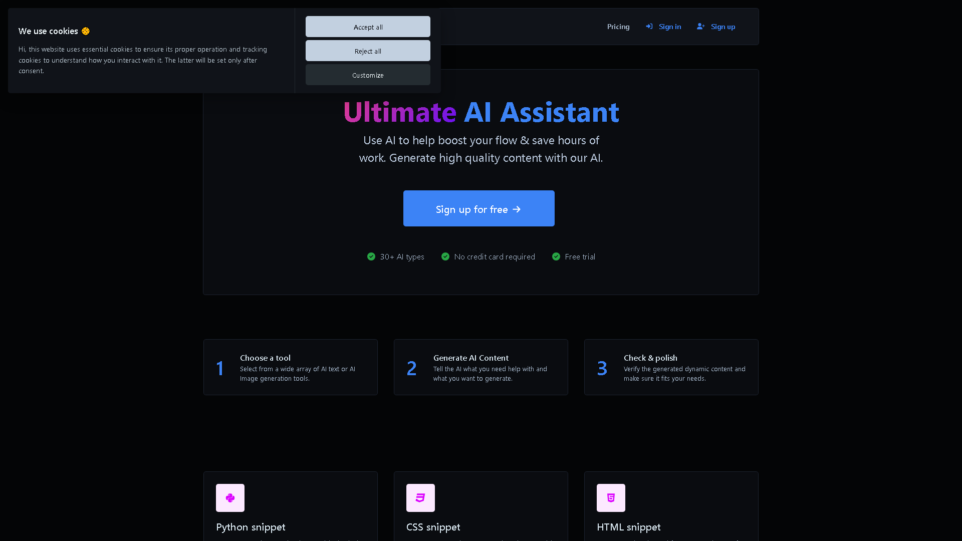 Macbeth AI Interface Screenshot - Writing & Editing Tool