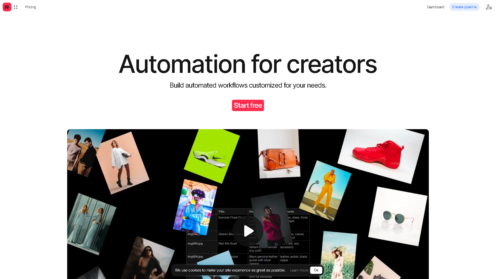Ceacle Pipeline Interface Screenshot - Art & Creative Design Tool