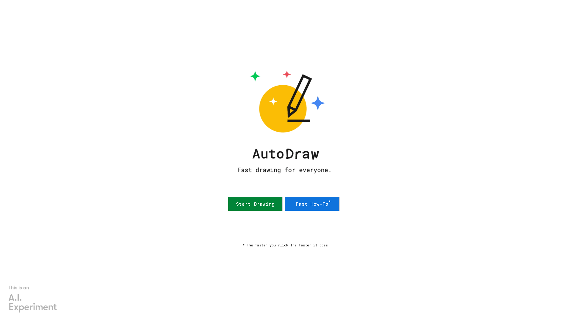 AutoDraw Interface Screenshot - Art & Creative Design Tool