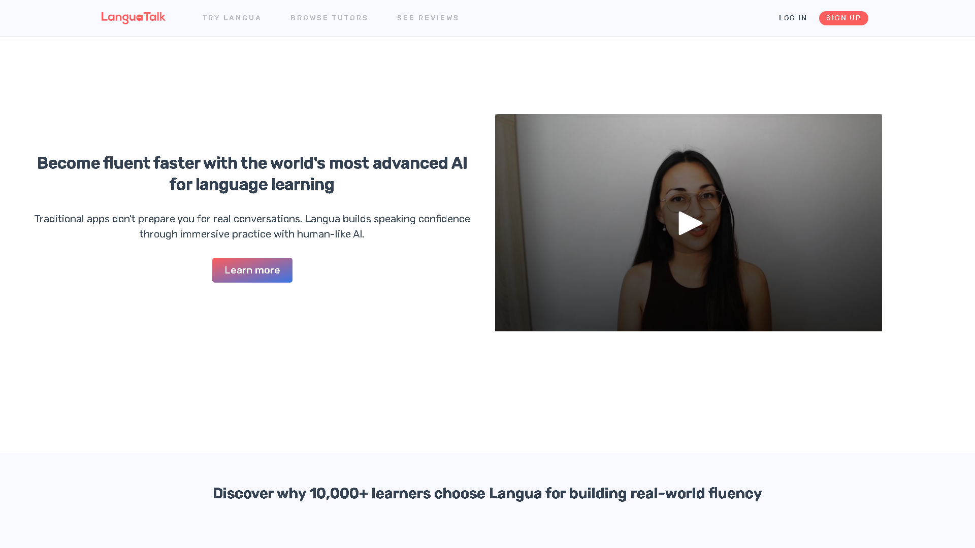 LanguaTalk Interface Screenshot - Voice Generation & Conversion Tool