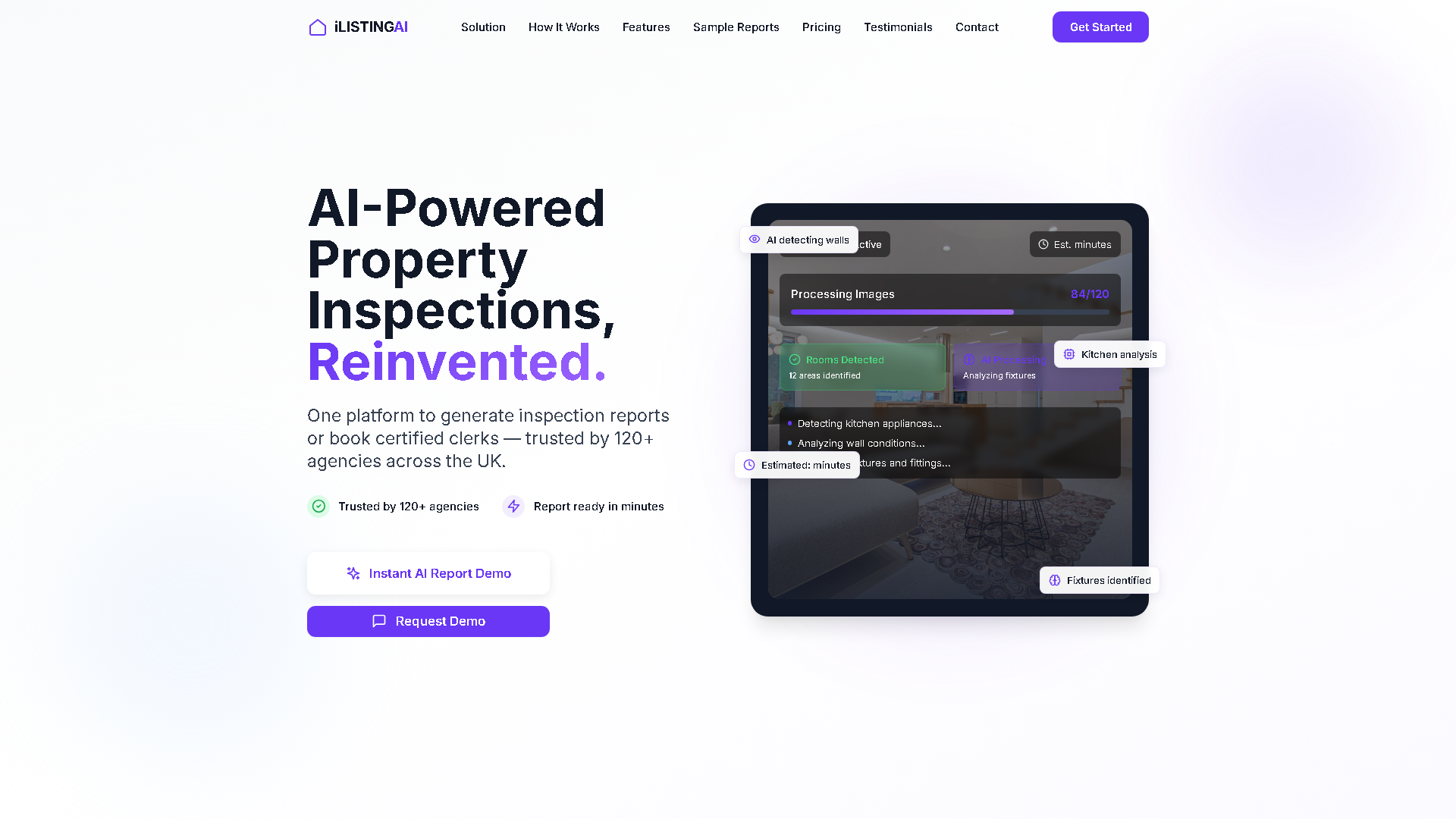 iListing AI Interface Screenshot - Writing & Editing Tool