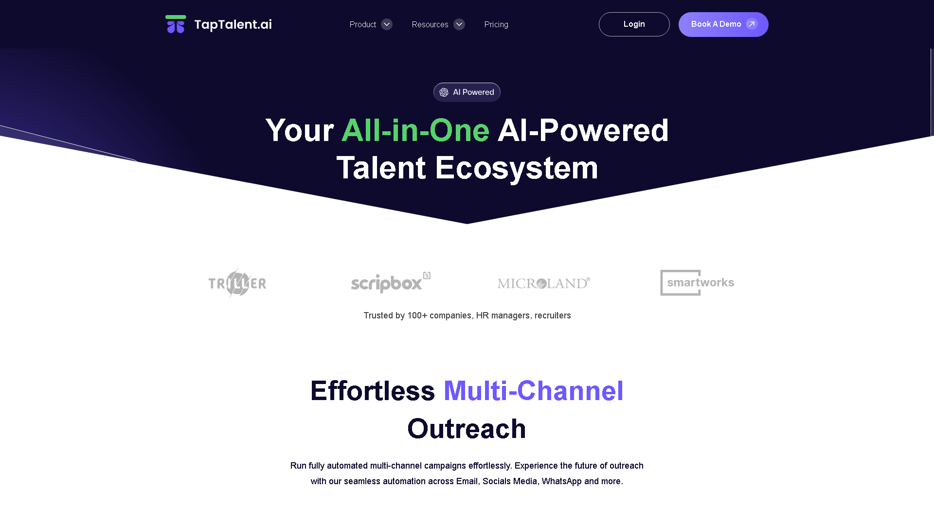 TapTalent.ai Interface Screenshot - Coding & Development Tool