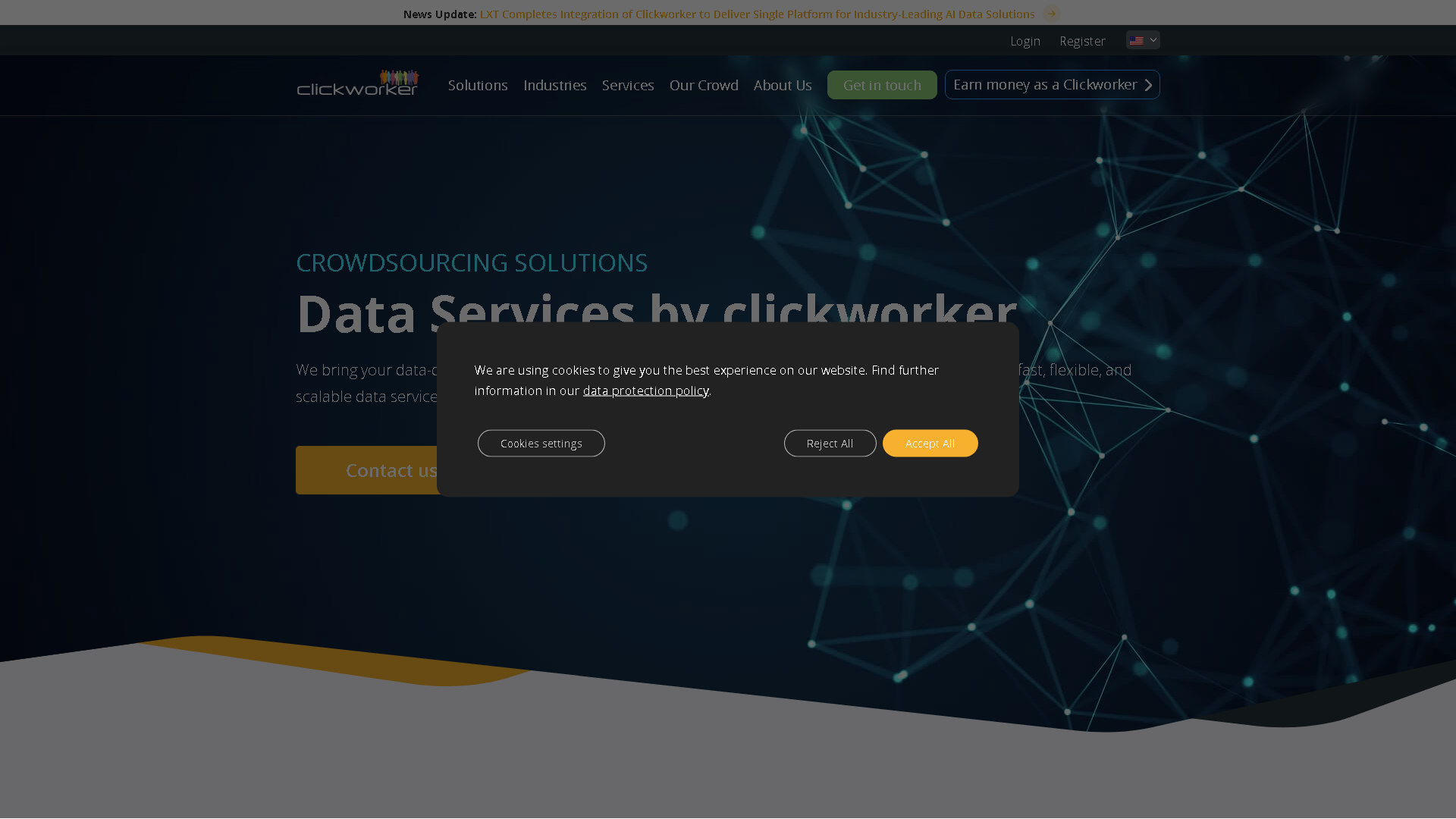 clickworker Interface Screenshot - Image Analysis Tool