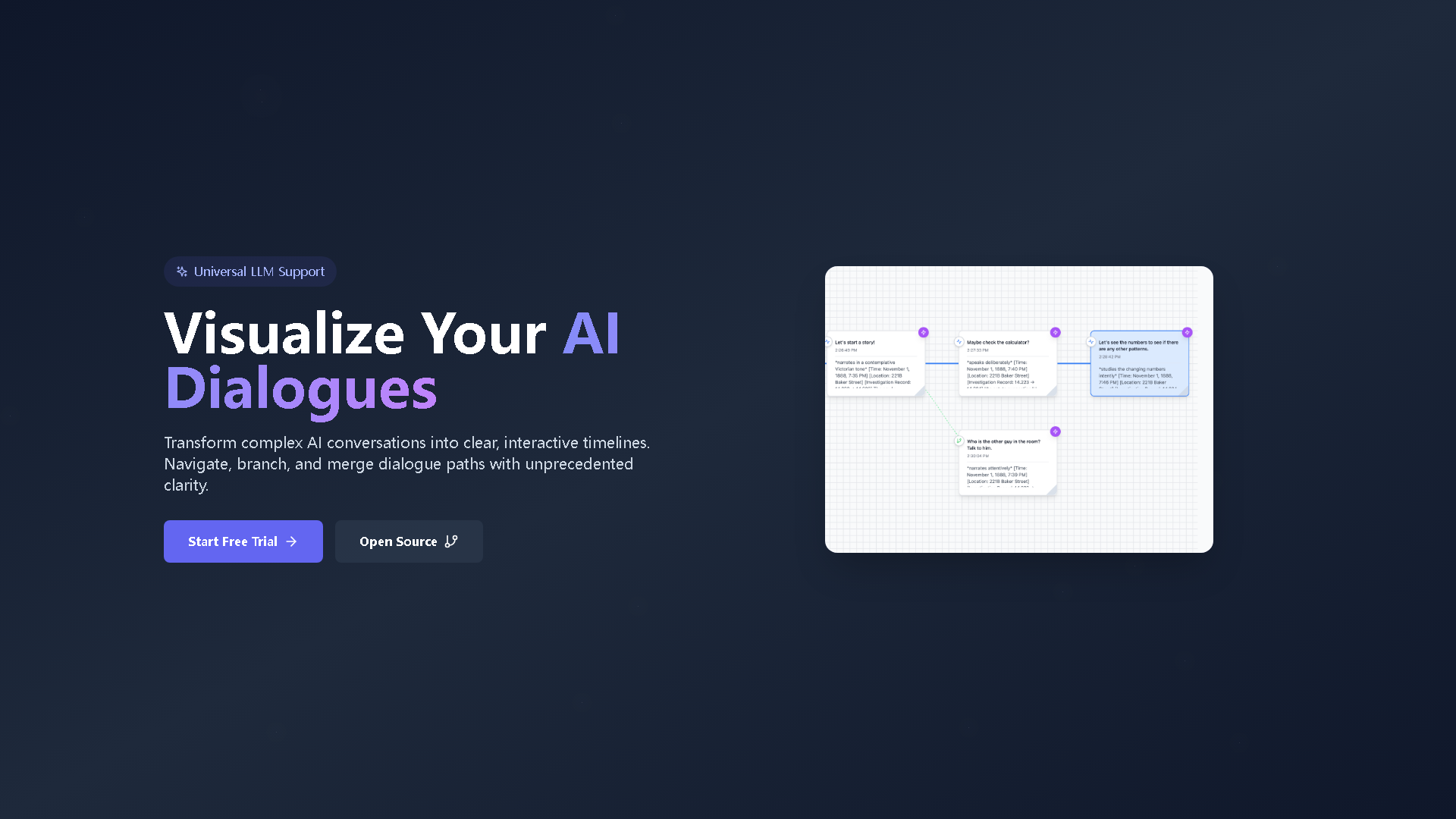 Forking Path Interface Screenshot - Office & Productivity Tool