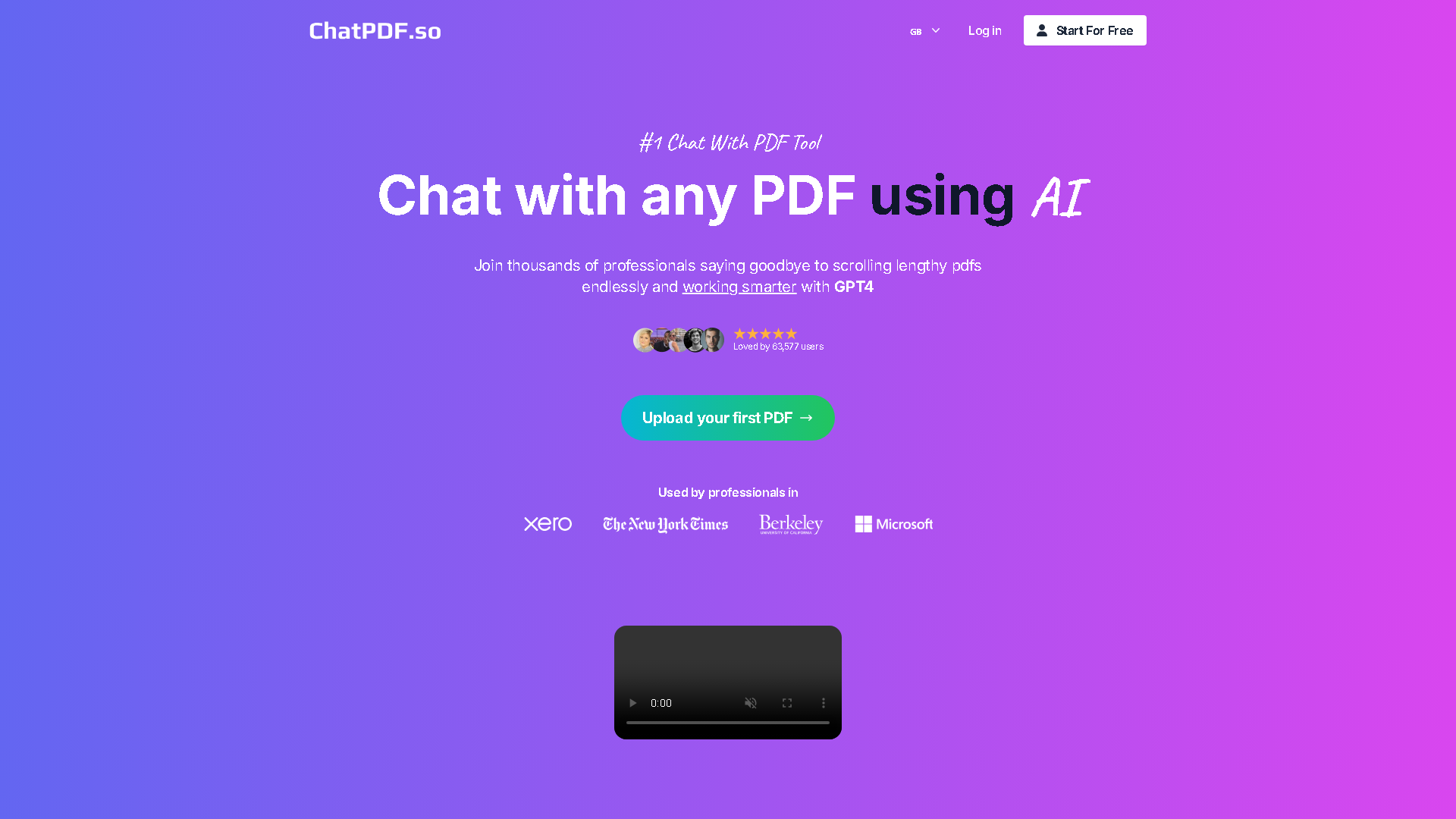 Documind Interface Screenshot - Education & Learning Tool