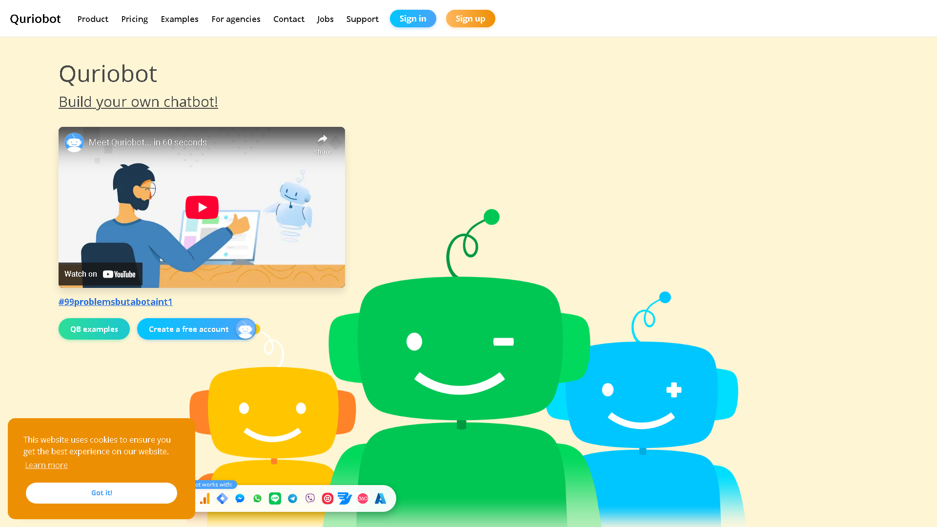Quriobot Interface Screenshot - Writing & Editing Tool