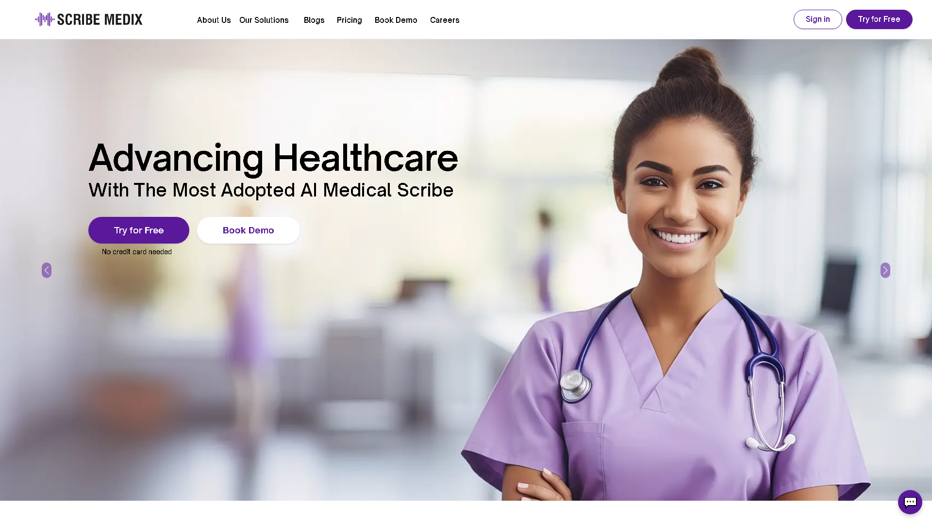 Scribe Medix Interface Screenshot - Voice Generation & Conversion Tool