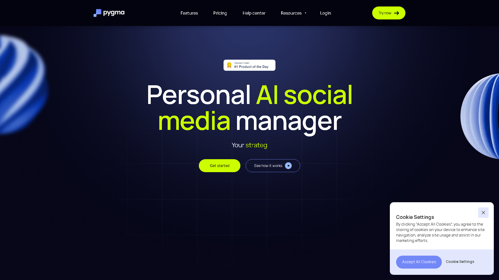 Pygma Interface Screenshot - Writing & Editing Tool