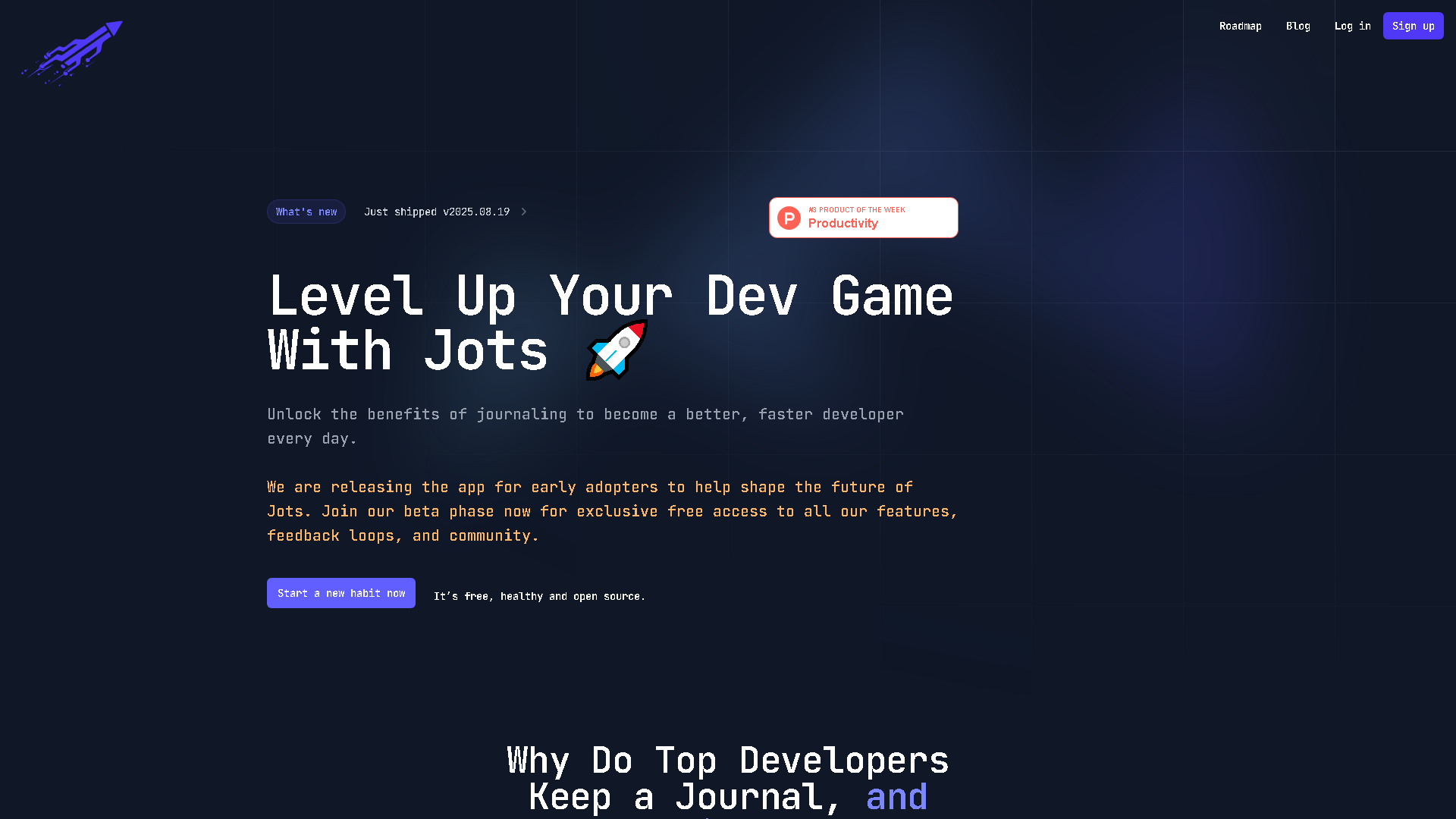 Jots Interface Screenshot - Office & Productivity Tool