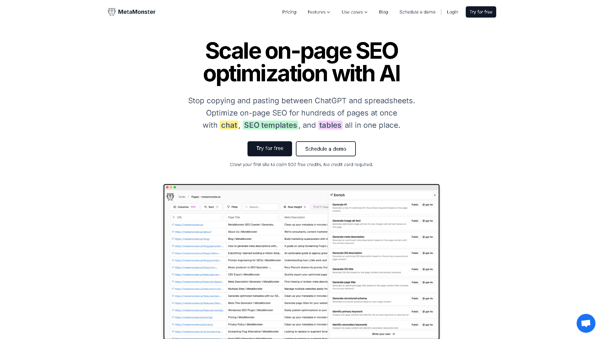 MetaMonster Interface Screenshot - Writing & Editing Tool