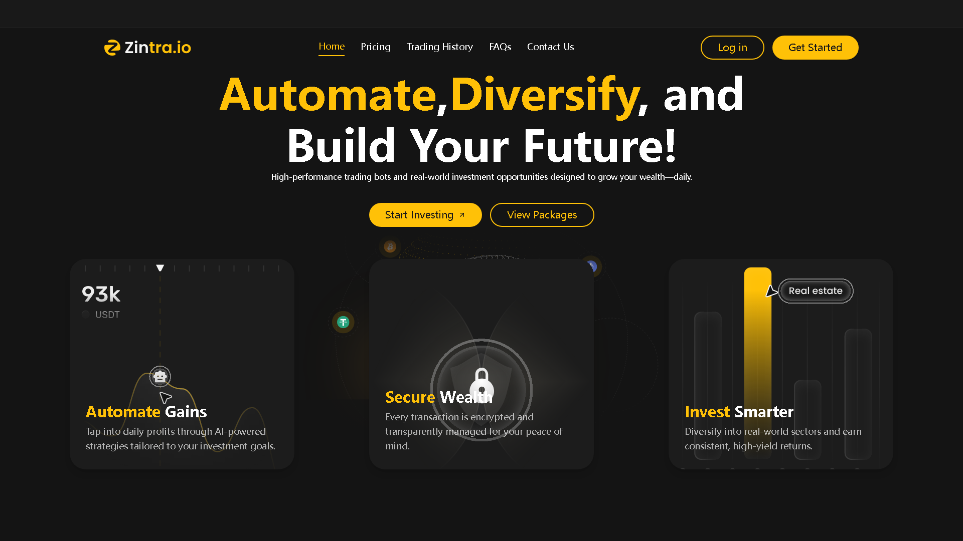 Zintra Interface Screenshot - Legal & Finance Tool