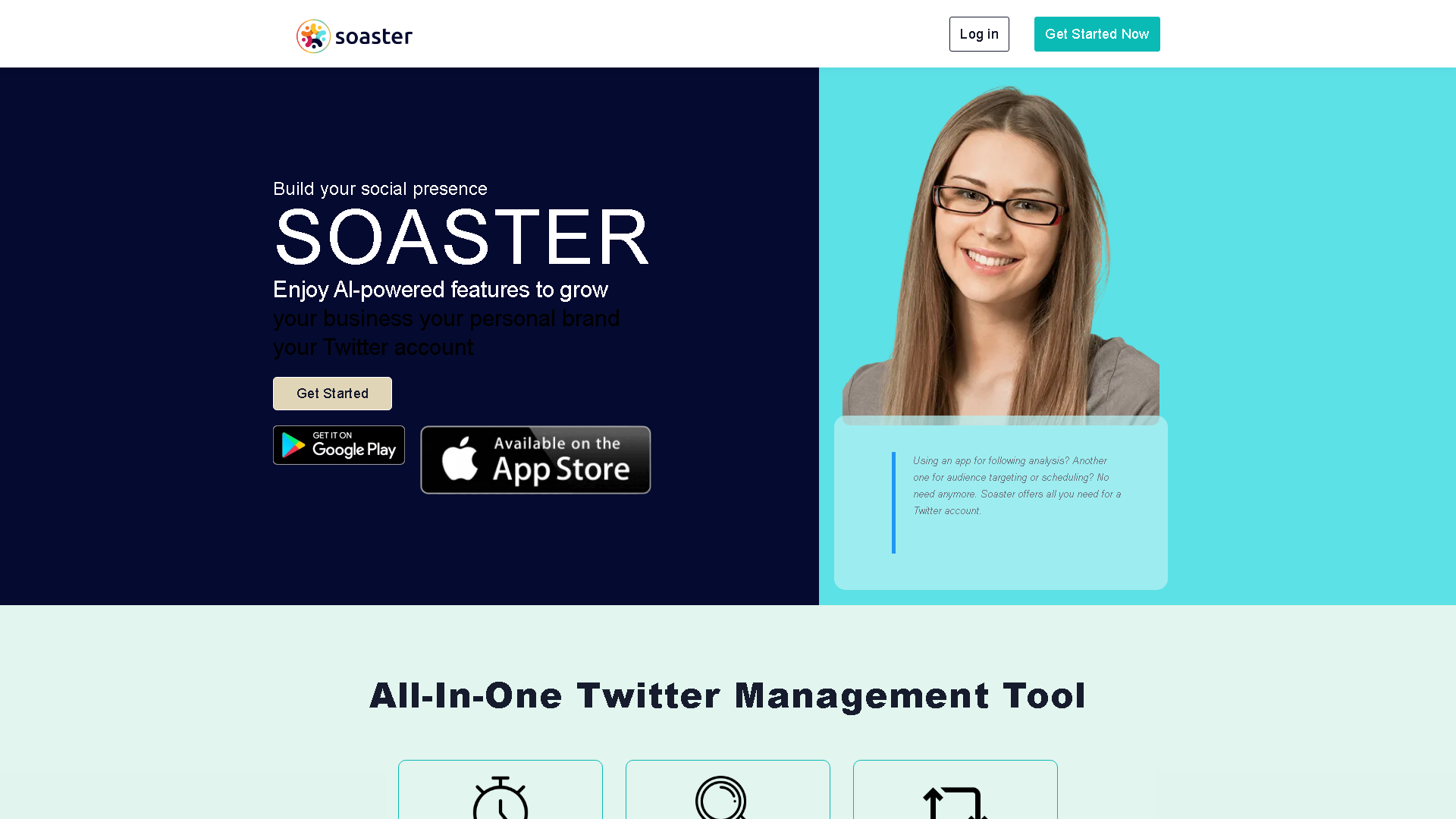 Soaster Interface Screenshot - Social Media Tool