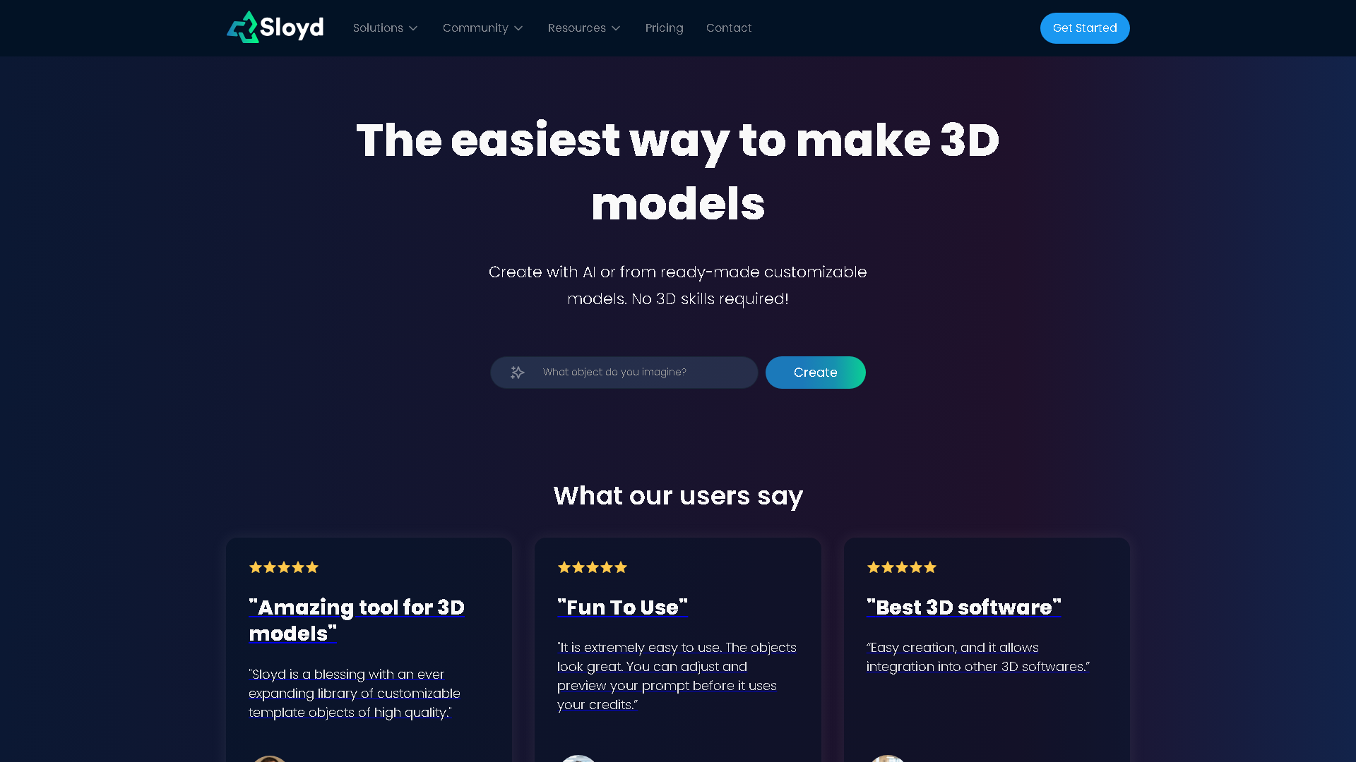 Sloyd Interface Screenshot - Art & Creative Design Tool