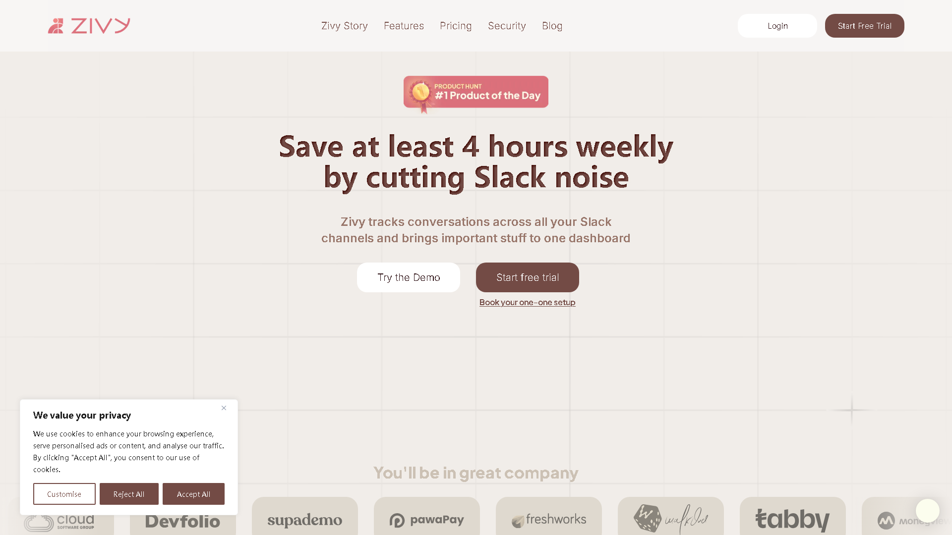 Zivy Interface Screenshot - Office & Productivity Tool