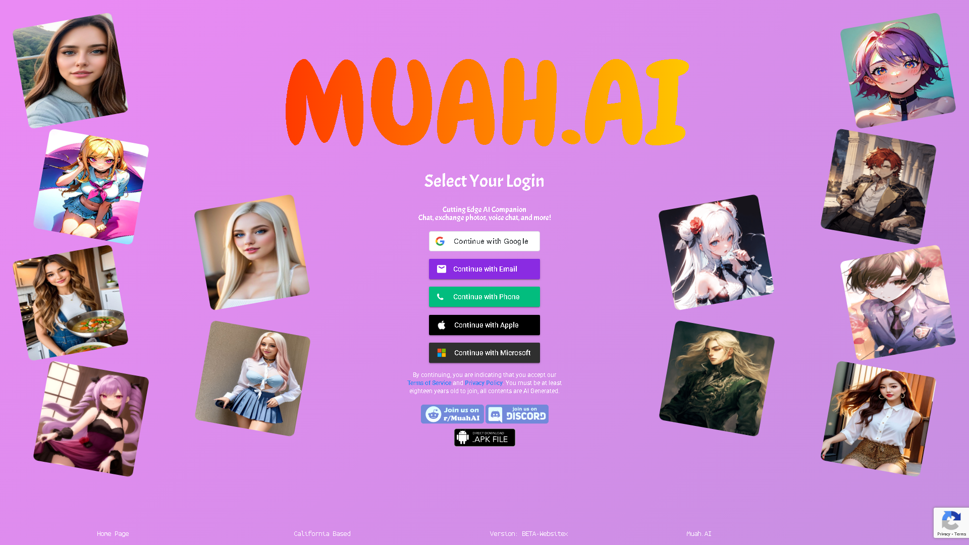 Muah.AI Interface Screenshot - Video & Animation Tool