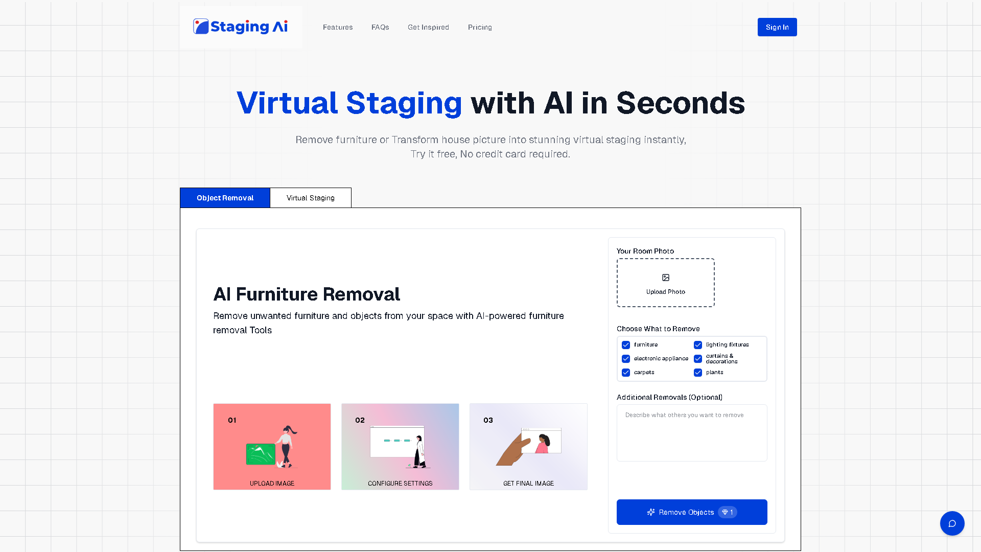 Staging AI Interface Screenshot - Image Generation & Editing Tool