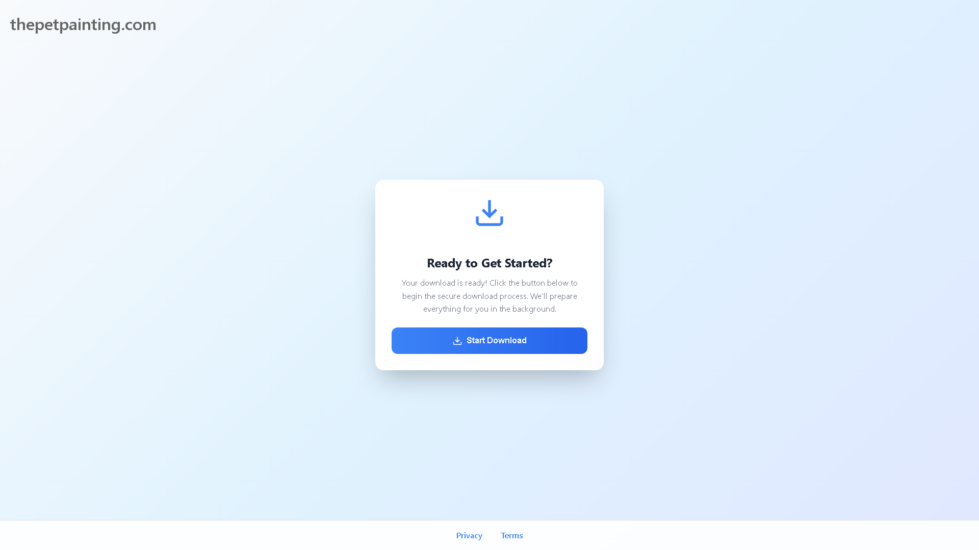 The Pet Painting Interface Screenshot - Art & Creative Design Tool