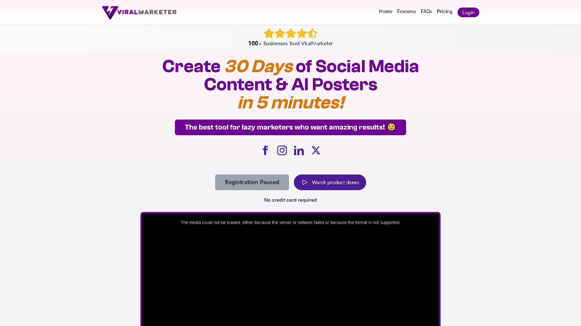 ViralMarketer Interface Screenshot - Art & Creative Design Tool