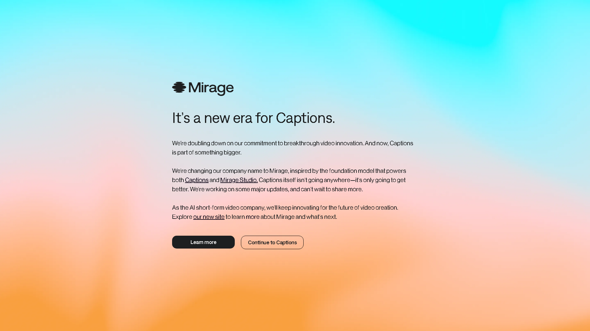 CaptionsLab Interface Screenshot - Writing & Editing Tool
