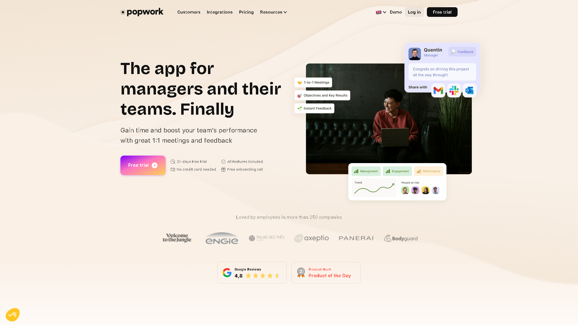Popwork Interface Screenshot - Office & Productivity Tool