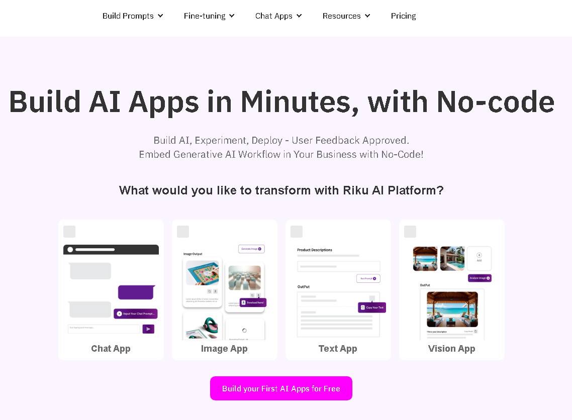 Riku.AI Interface Screenshot - Writing & Editing Tool