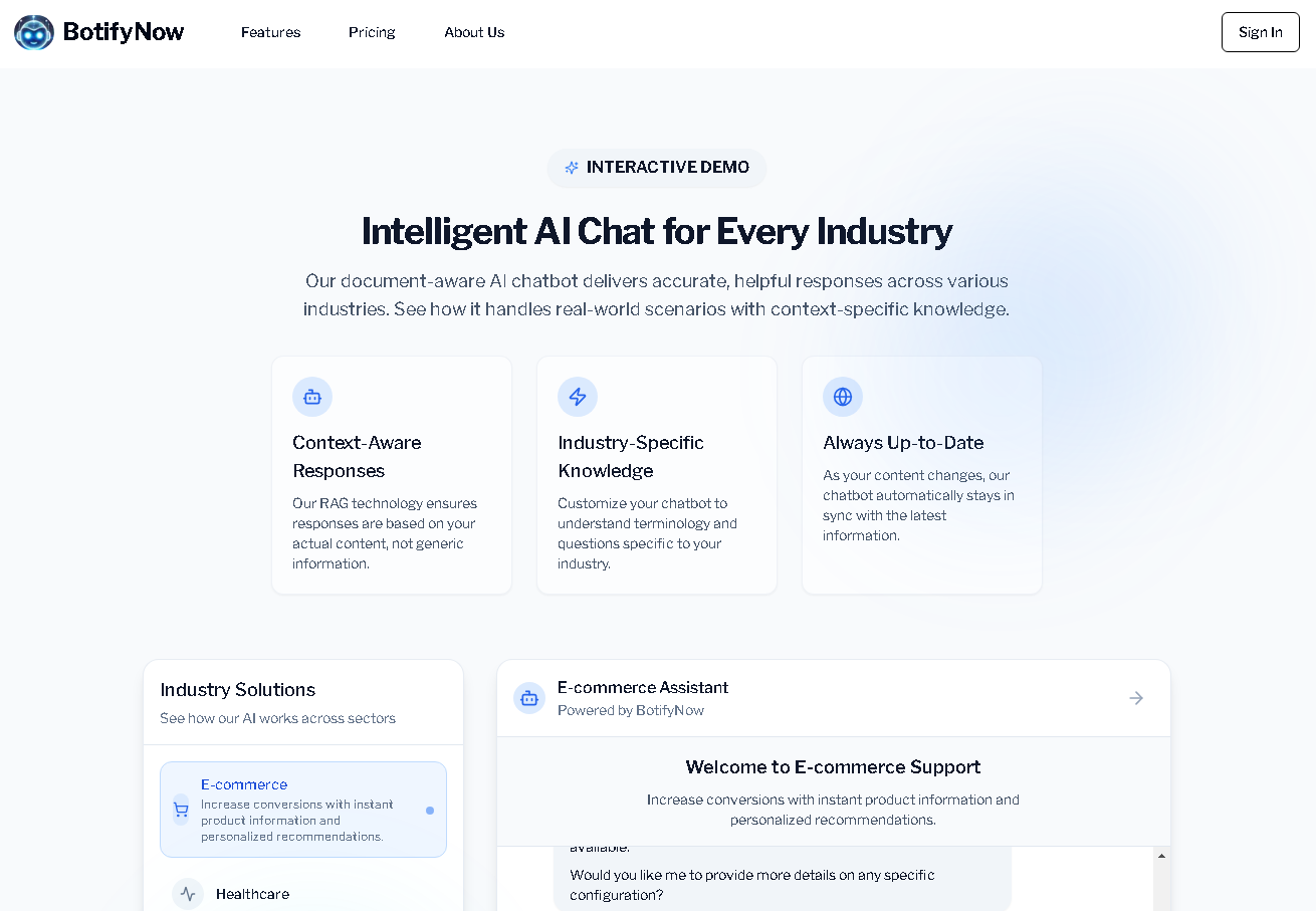 BotifyNow Interface Screenshot - Writing & Editing Tool