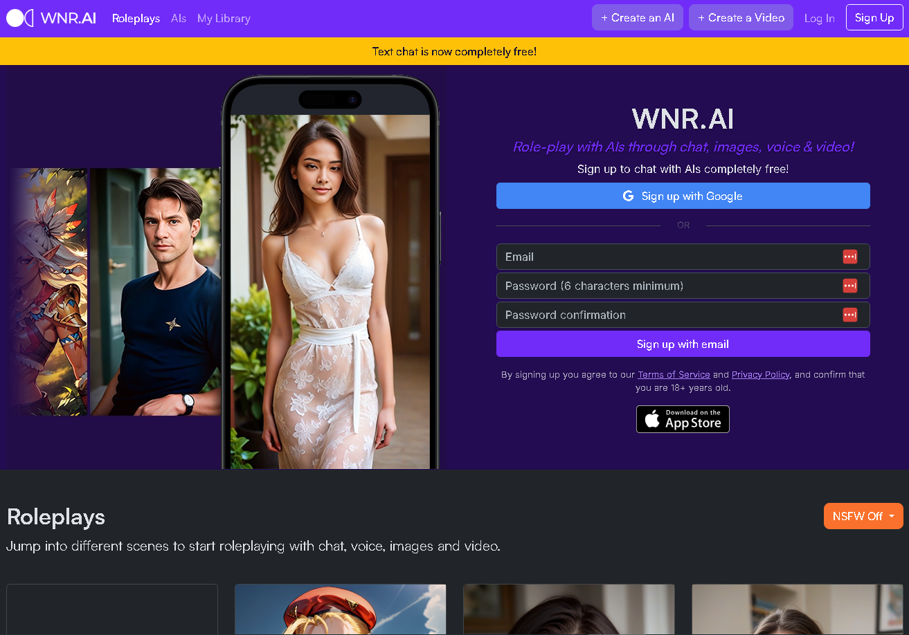 wnr.ai Interface Screenshot - Writing & Editing Tool
