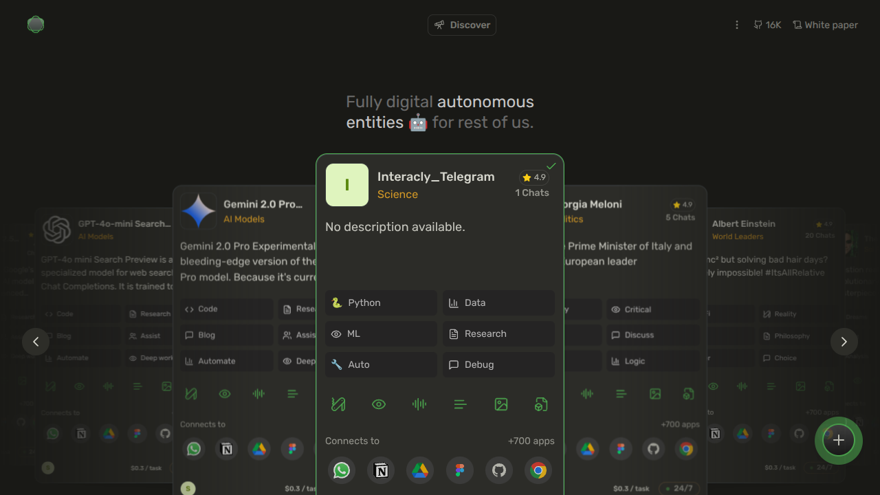 interacly.com Interface Screenshot - Writing & Editing Tool